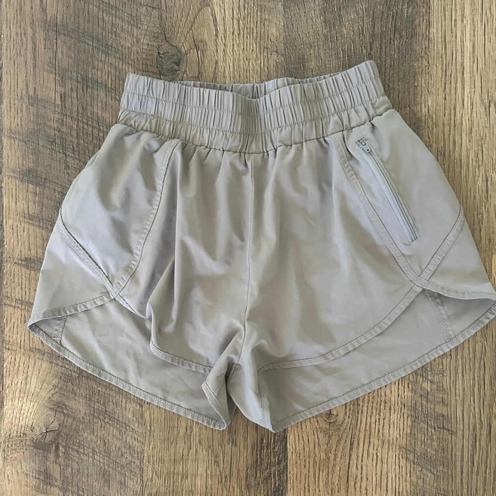 Light Gray Athletic/Running Shorts